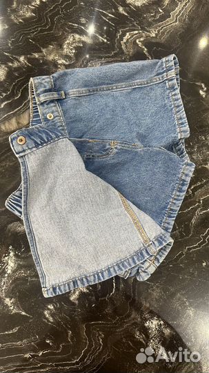 Джинсы и юбка-шорты Zara на 110-116 оригинал