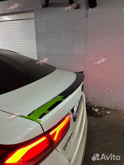Kia optima тюнинг губа+спойлер