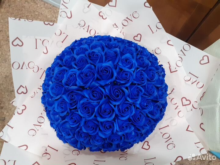 Букеты из мыльных цветов,101 роза