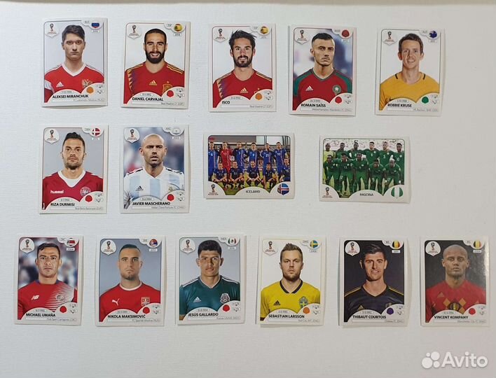 Наклейки panini чм 2018