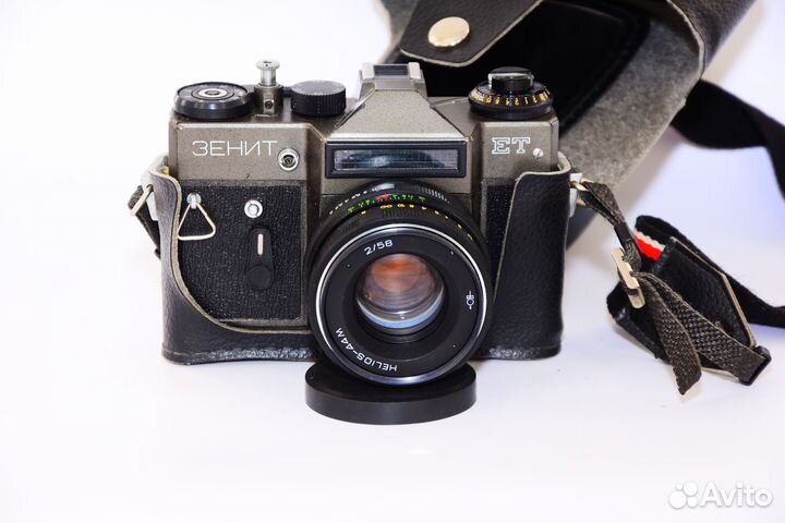 Зенит ет редкий цвет пленочная зеркалка СССР