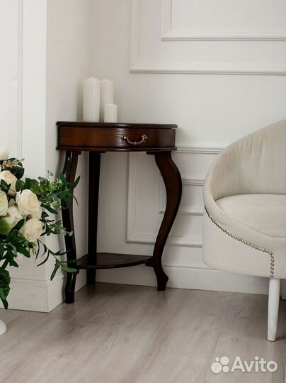 Консоль Угловая Элегант орех арт59328