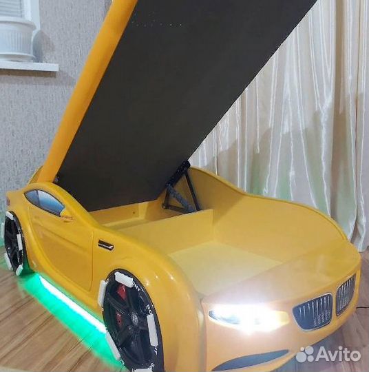 Кровать Машинка с матрасом