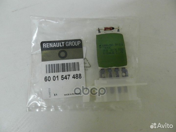 Резистор отопителя 6001547488 renault