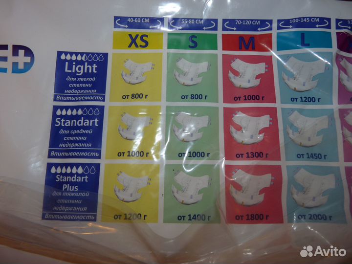 Подгузники для взрослых м