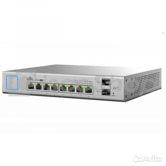 Коммутатор Ubiquiti UniFi Switch PoE 8 портов 150W