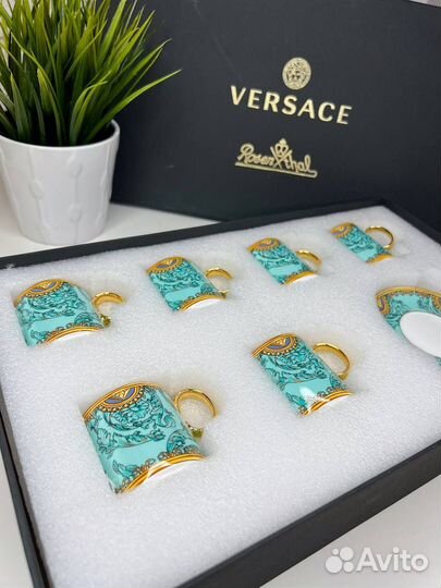 Кофейный фарфоровый набор Versace