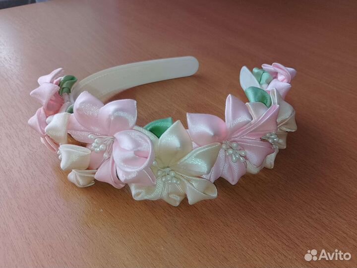 Ободок для волос ручной работы