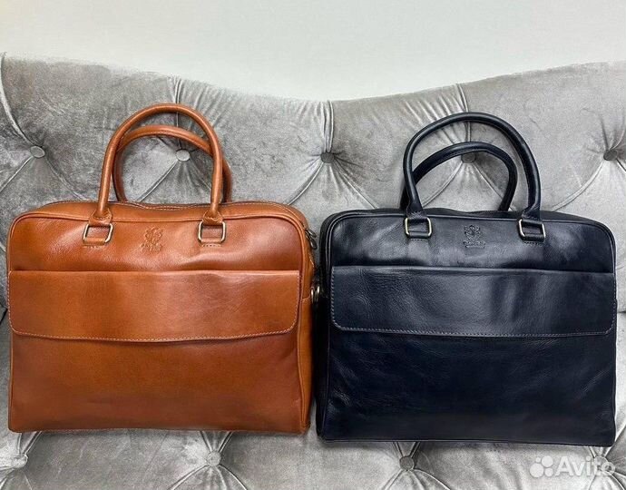 Мужской кожаный портфель