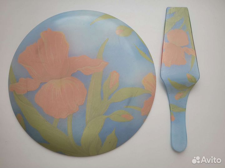 Набор для торта: тарелка и лопатка