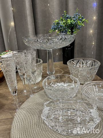 Набор хрустальной посуды