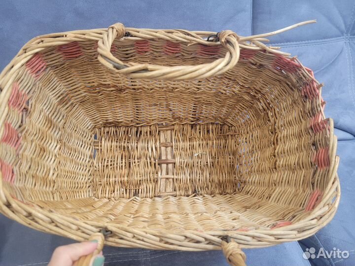 Корзина плетеная большая и маленькая