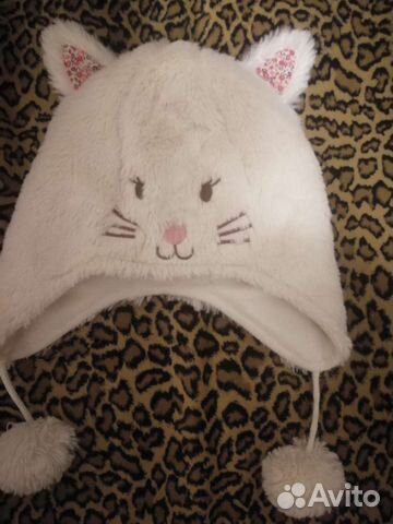 Шапка мех Monsoon Англия 1-3 года