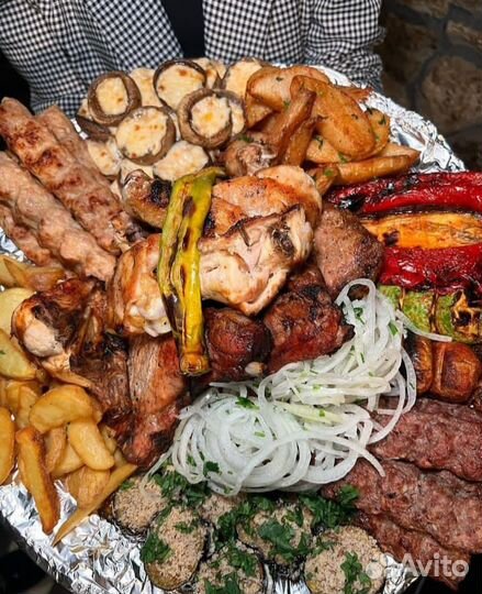 Шашлык на гриле с доставкой