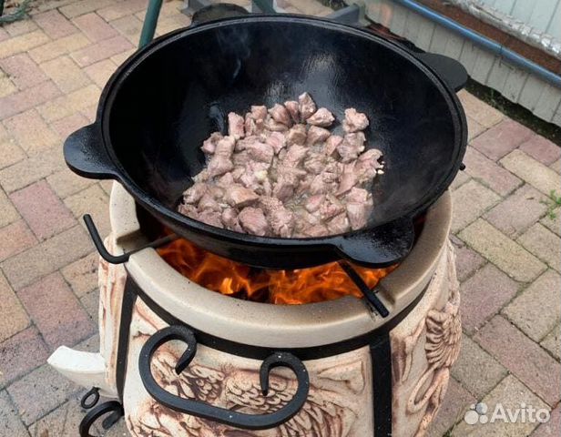 Казан чугунный 16л