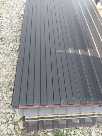 Забор из профнастила установка