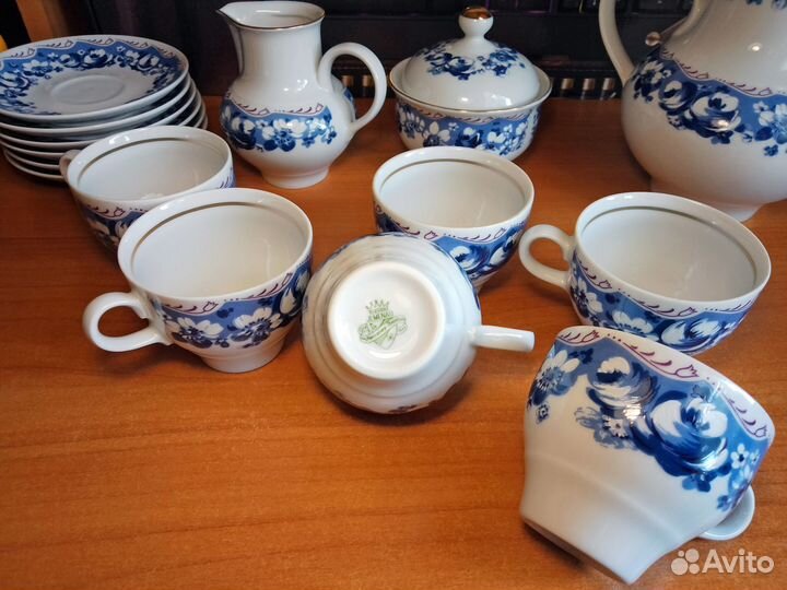 Сервиз кофейный jlmenau гдр на 6 персон