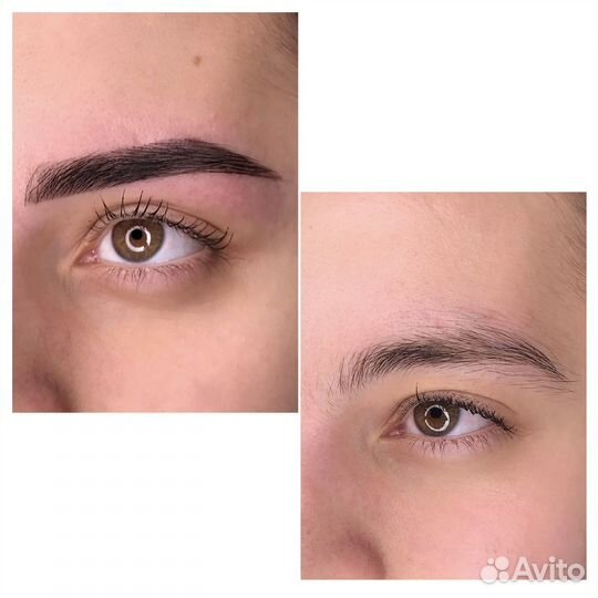 Модели Коррекция окрашивание бровей