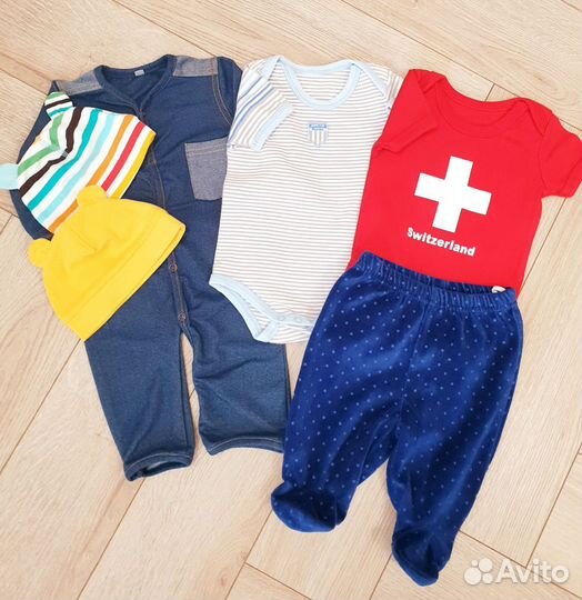 Пакет бредовых вещей на мальчика 62-68