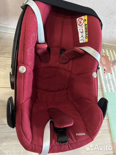 Автолюлька maxi cosi pebble + футмуфт