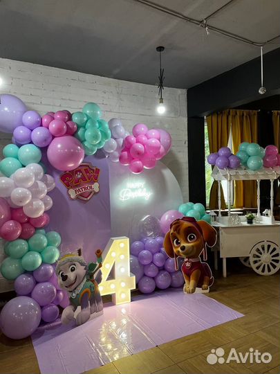 Фотозона из шаров на день рождения