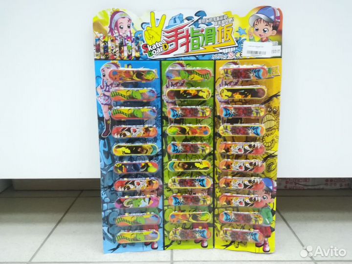 Фингерборд скейтборд для пальцев, 9 см, 309-1