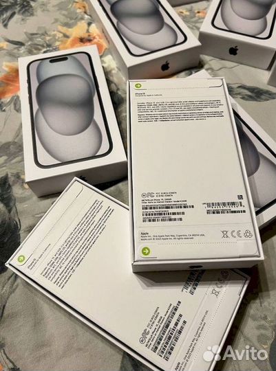 Муляж в коробке iPhone 15 про макс белый титан