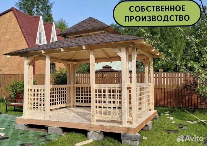 Красивые беседки