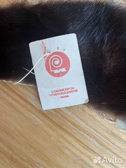 Воротник меховой из норки