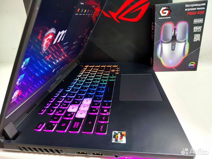 Как новый Asus Rog Strix ips144hz,ryzen7,rtx3050