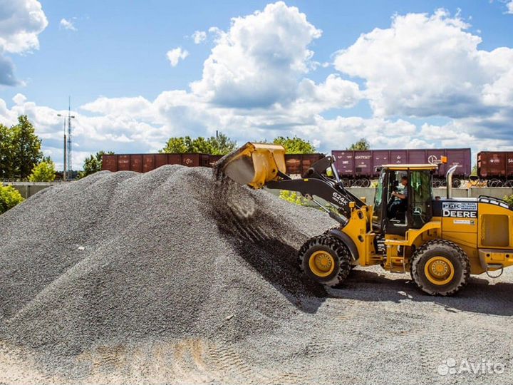 Щебень \ Песок \ Земля крупный от 3кубов