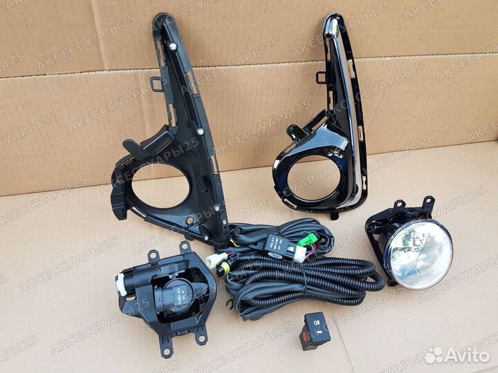 Туманки комплект для Toyota Vitz 130 (Витц) 2017г+