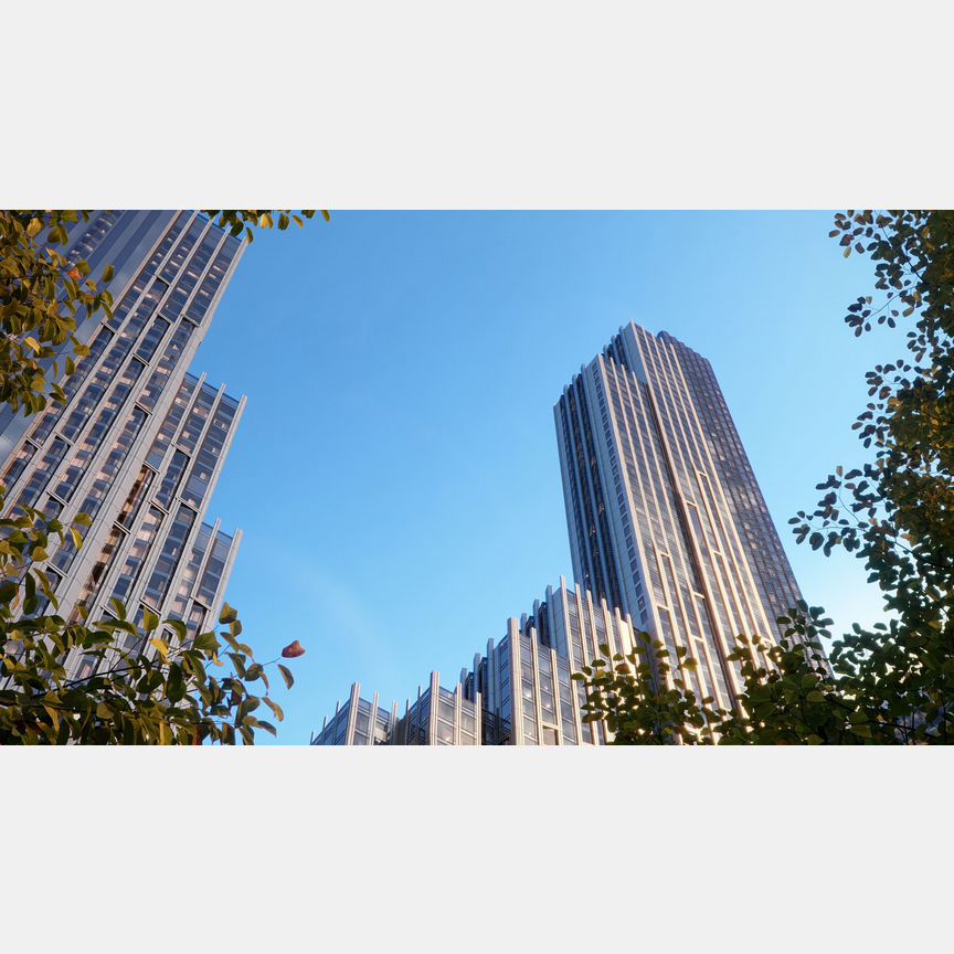 3-к. квартира, 93,5 м², 27/56 эт.