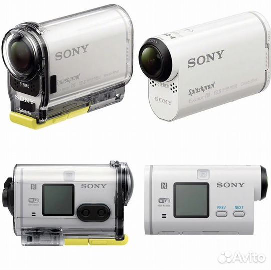 Экшен камера Sony hdr as100v