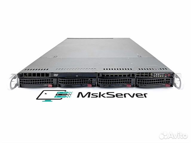 Сервер Supermicro 6018R-wtrt 2x E5-2660v3 64Gb