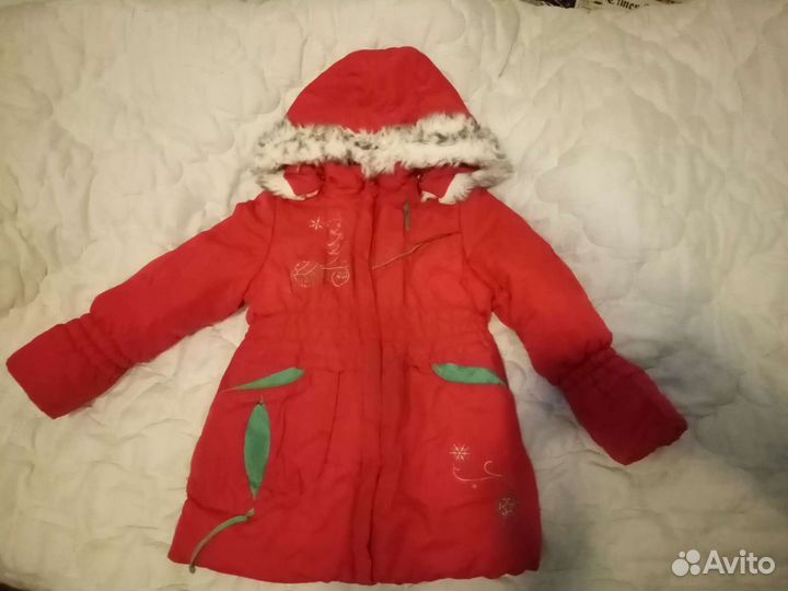 Пуховик на девочку 116