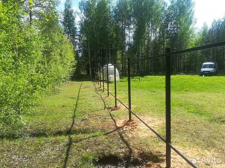 Свая комби винтовая d57 для забора и ворот. Монтаж