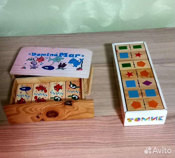 Домино деревянное