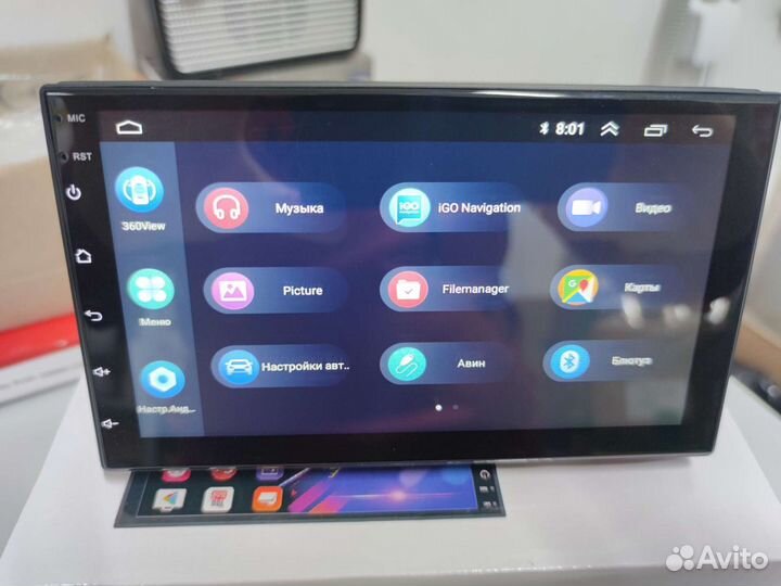 Магнитола CarAudio 7216C, 2/32,8 ядер,EQ+Hi-Fi