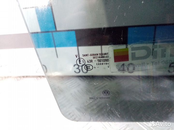 Б/У Стекло двери задней правой#001