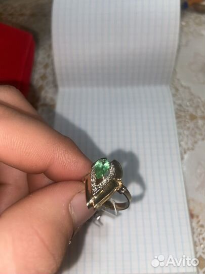 Комплект серьги и кольцо