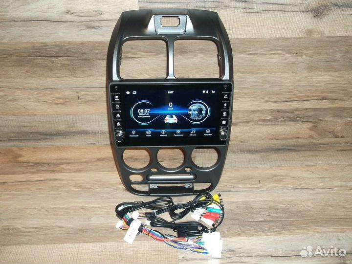 Магнитола Hyundai Accent Android с крутилками