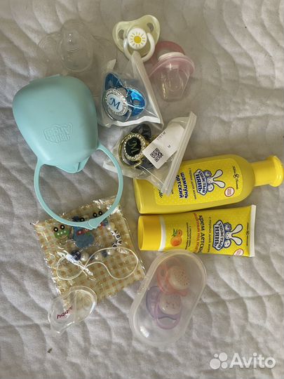 Набор для новорожденного, пустышки, косметика