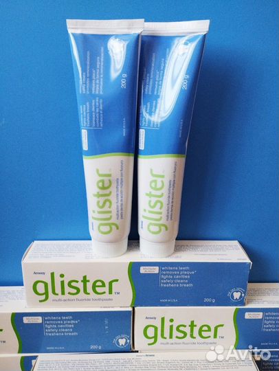 Зубная паста глистер 200 гр glister