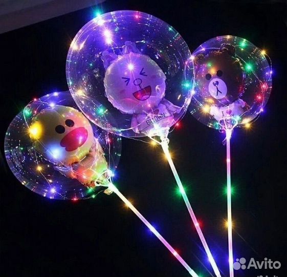 Светящиеся шары вертолётики игрушки оптом 235