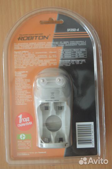 Новое зарядное устройство Robiton SF250-4 д/аккуму