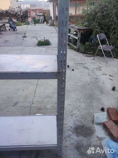 Стеллажи металлические бу для гаража для склада