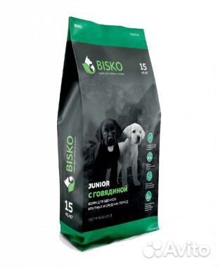 Корм Bisko Юниор для щенков и юниоров