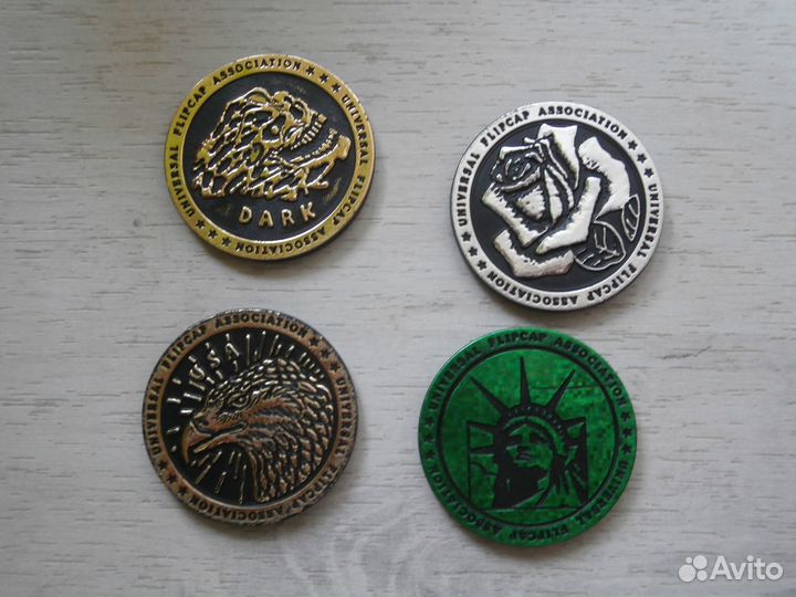 Фишки,биты pog,mortal kombat, gold