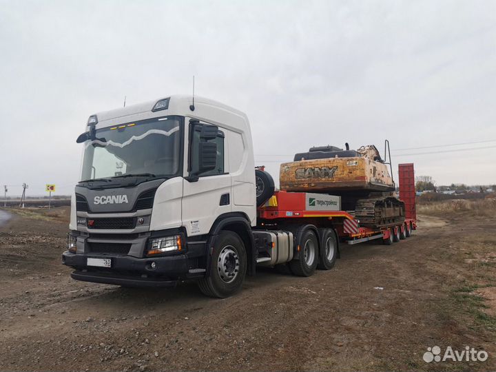 Негабаритные перевозки на трале